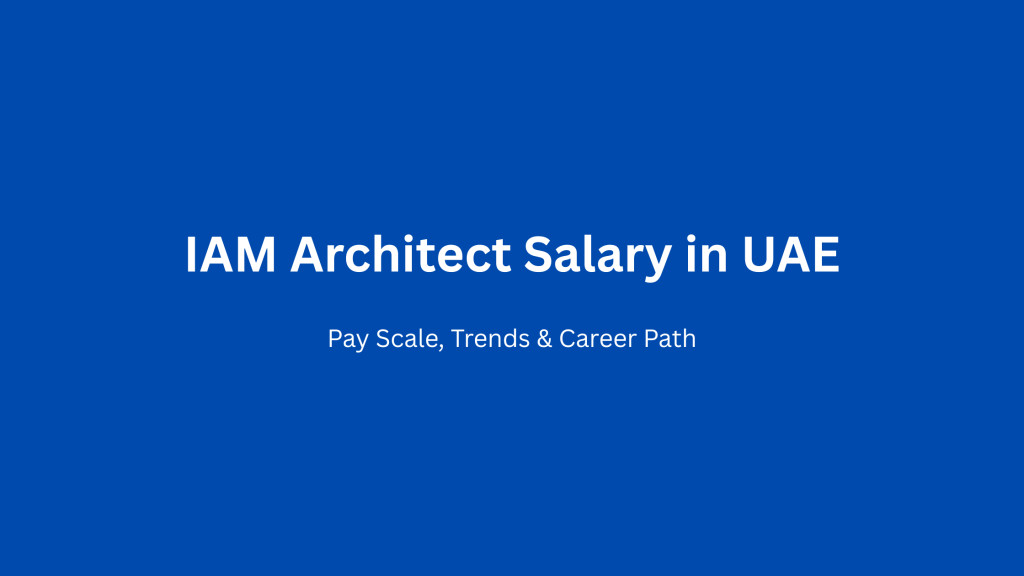 IAM Architect Salary in UAE